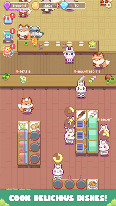 Cozy Cafe: Animal Restaurant ภาพหน้าจอเกม