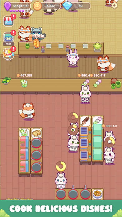 Cozy Cafe: Animal Restaurant Game Screenshot