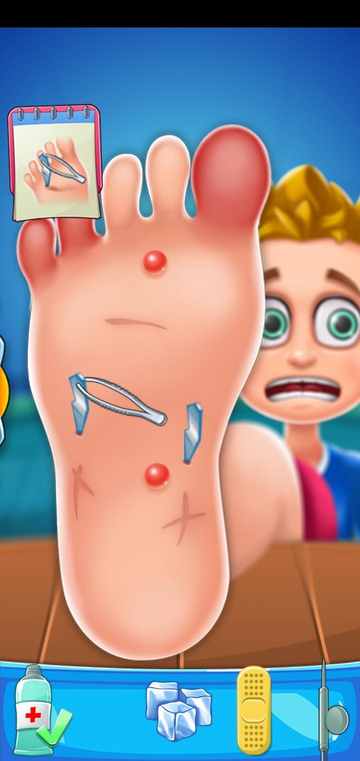 Cuplikan Layar Game Foot Doctor Hospital