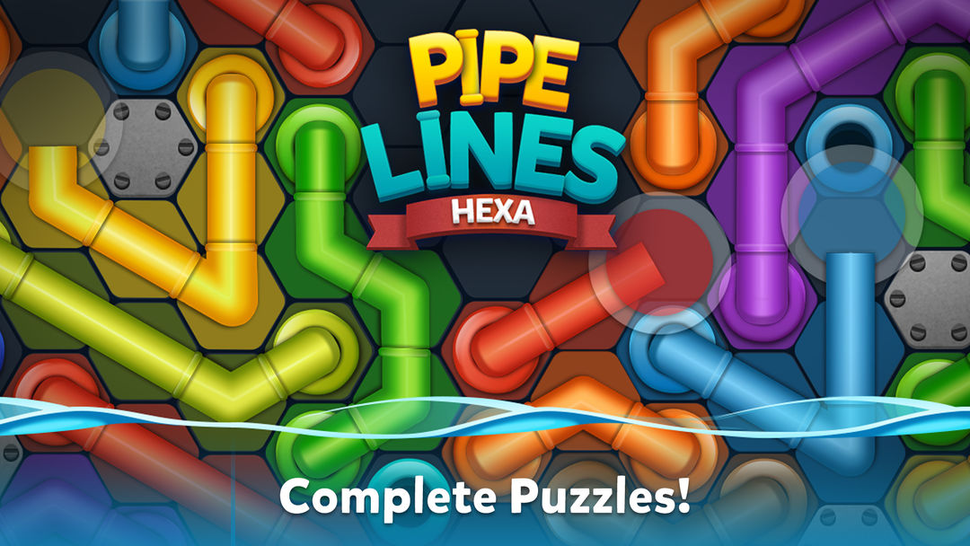 Screenshot of Pipe Lines : Hexa