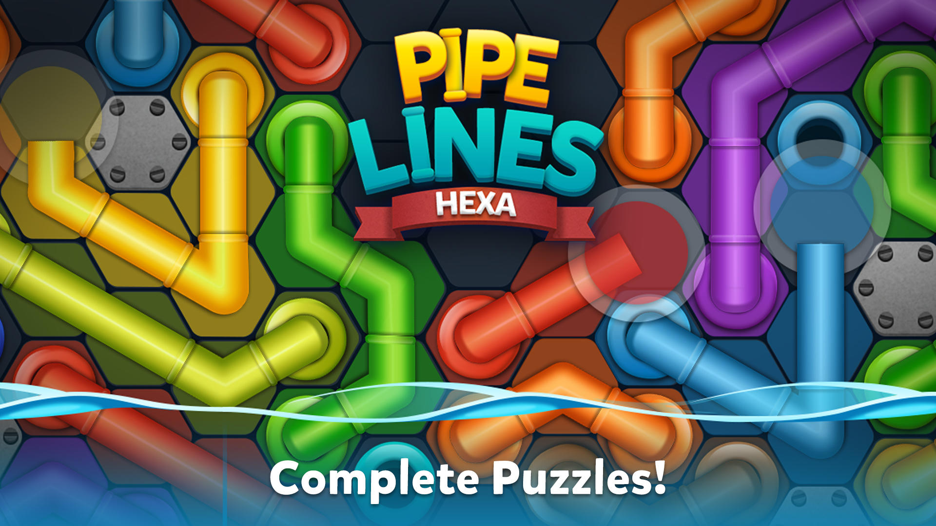 Pipe Lines : Hexa Game Screenshot