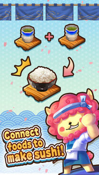 Cuplikan Layar Game Sushi Doujou