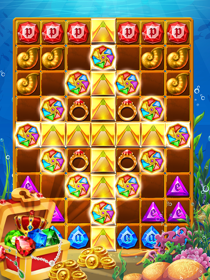 Atlantis Treasure Game Screenshot