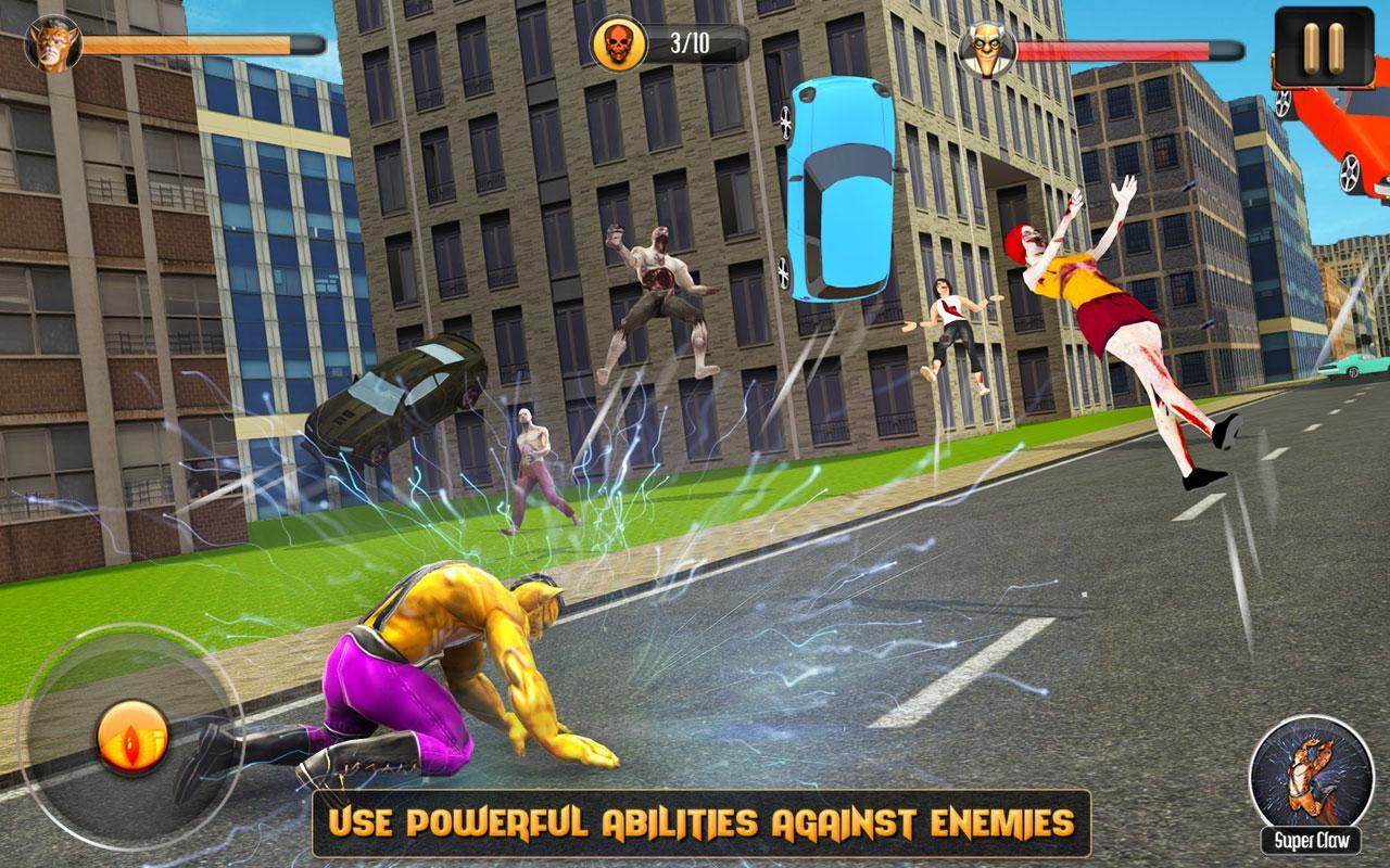Superhero CatMan : City Crime Battleground Game Screenshot