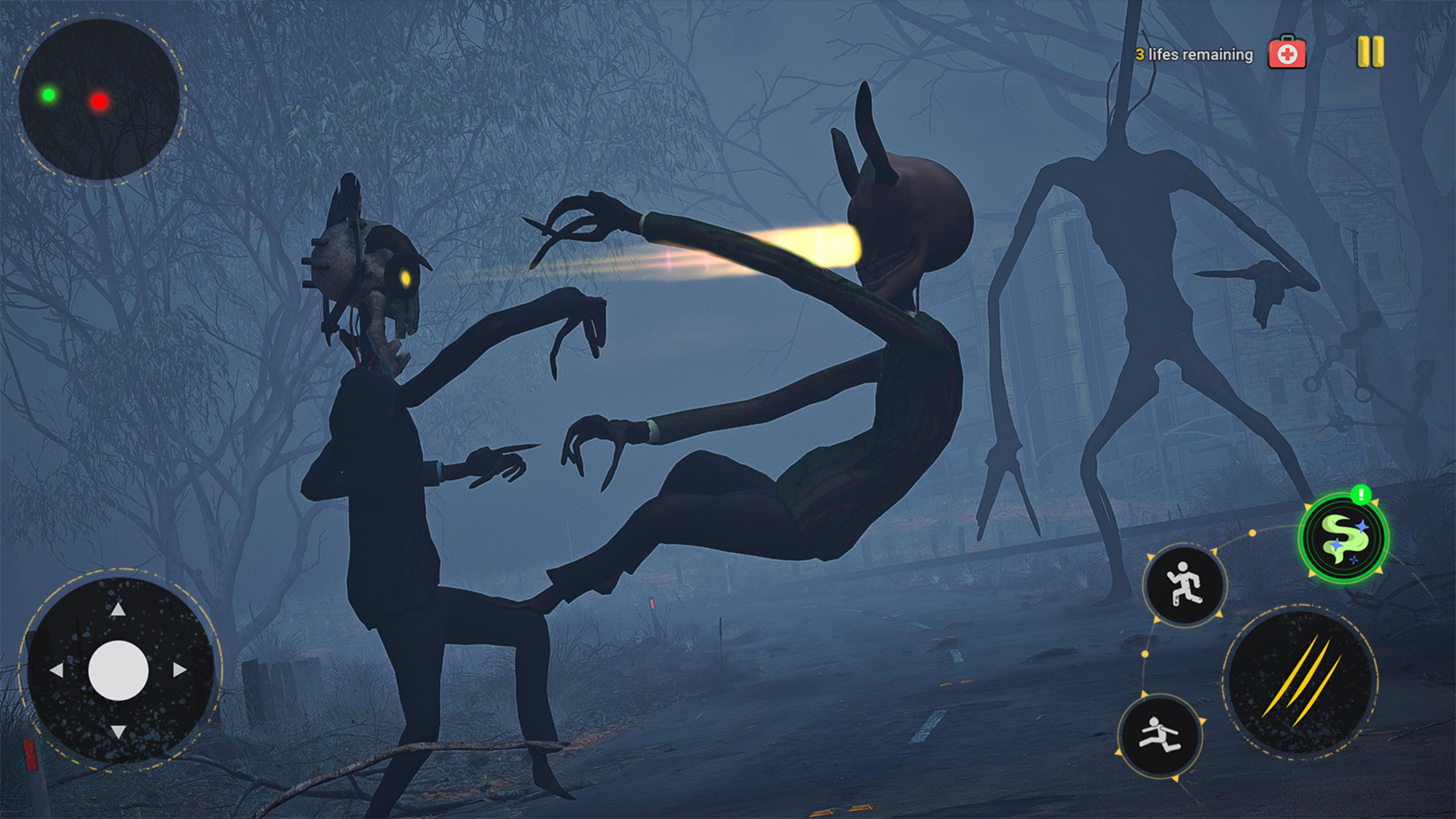 Scary Head Siren Escape Games Game Screenshot