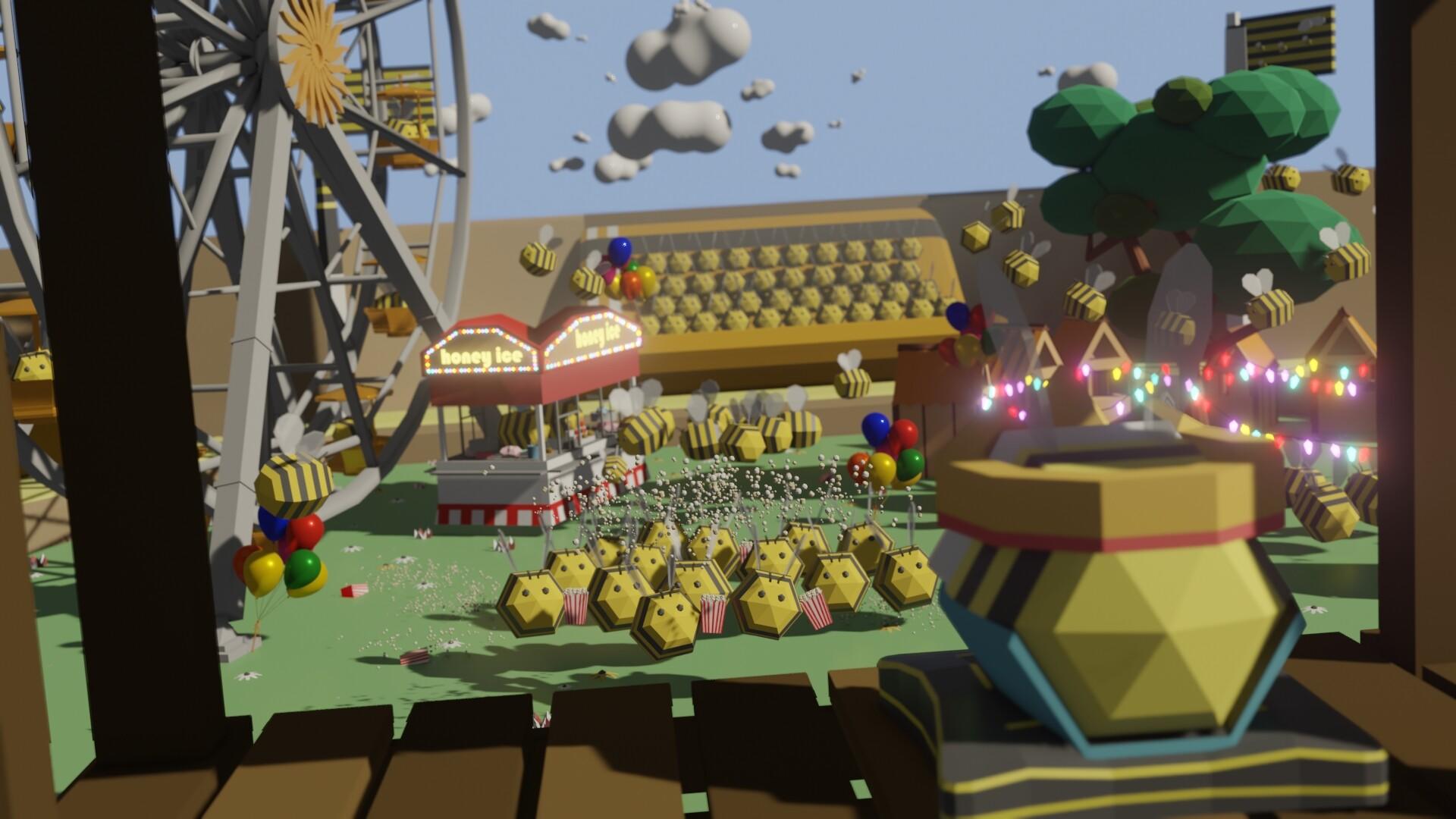 Screenshot of Bee Island