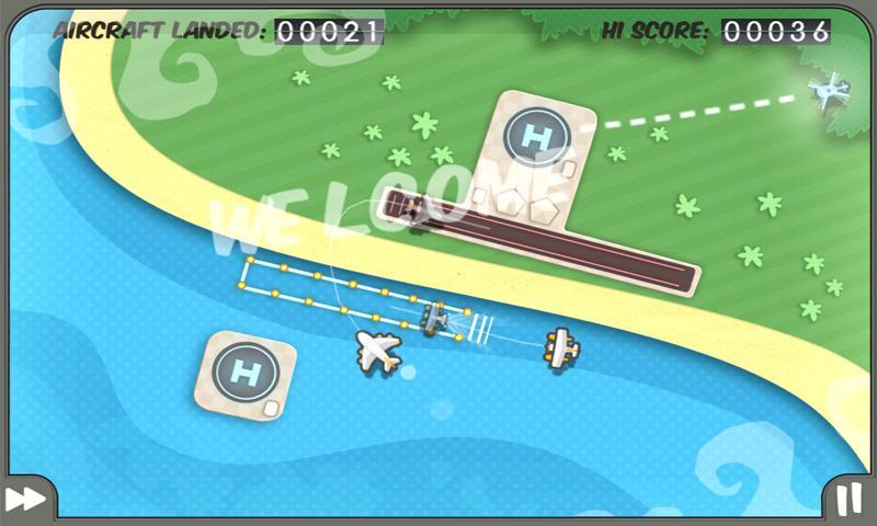 Flight Control Game Screenshot