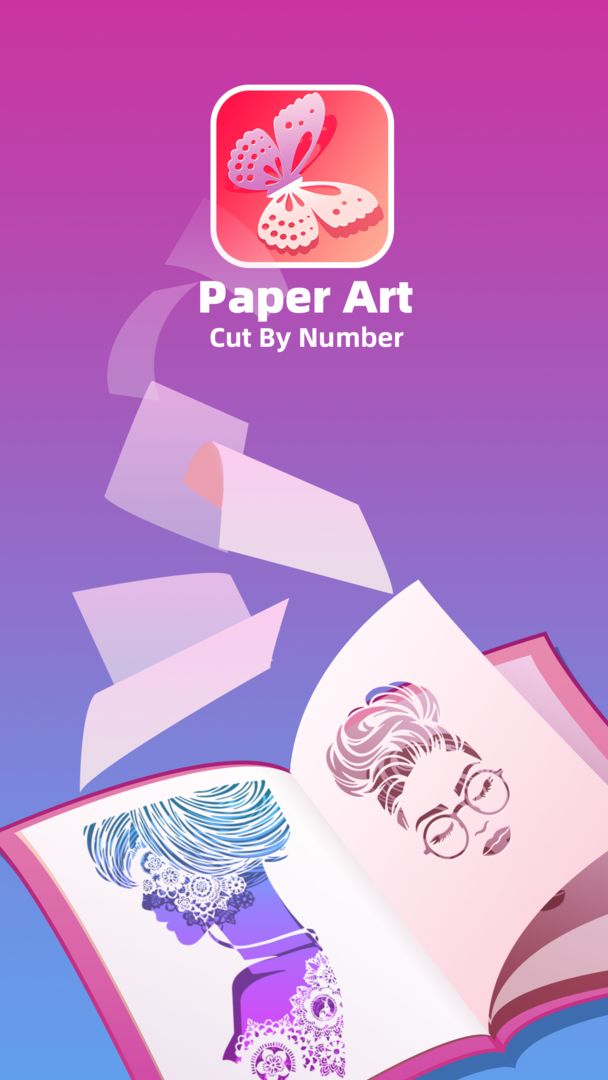 Paper Art: Unique 2D/3D Paper Carving by Number 게임 스크린 샷