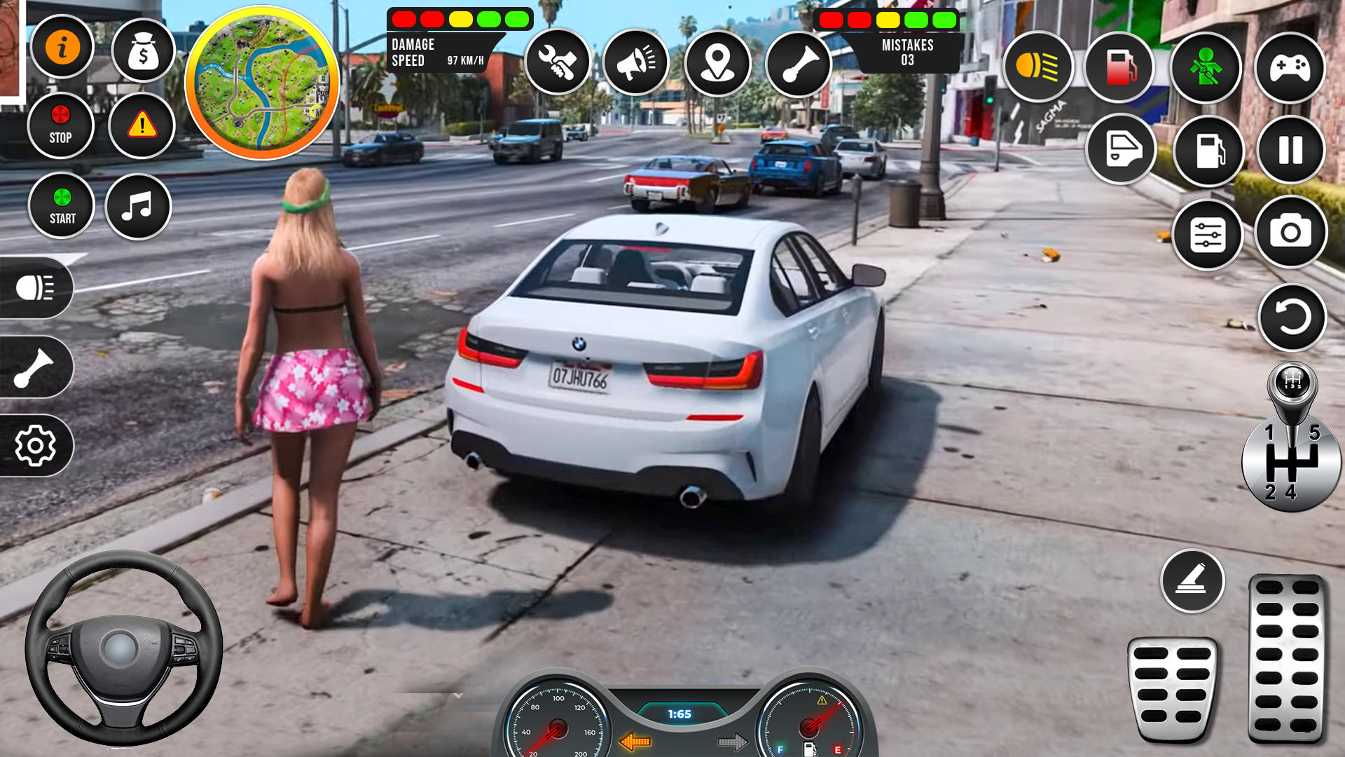 Screenshot of Real Car Driving 3D Simulator