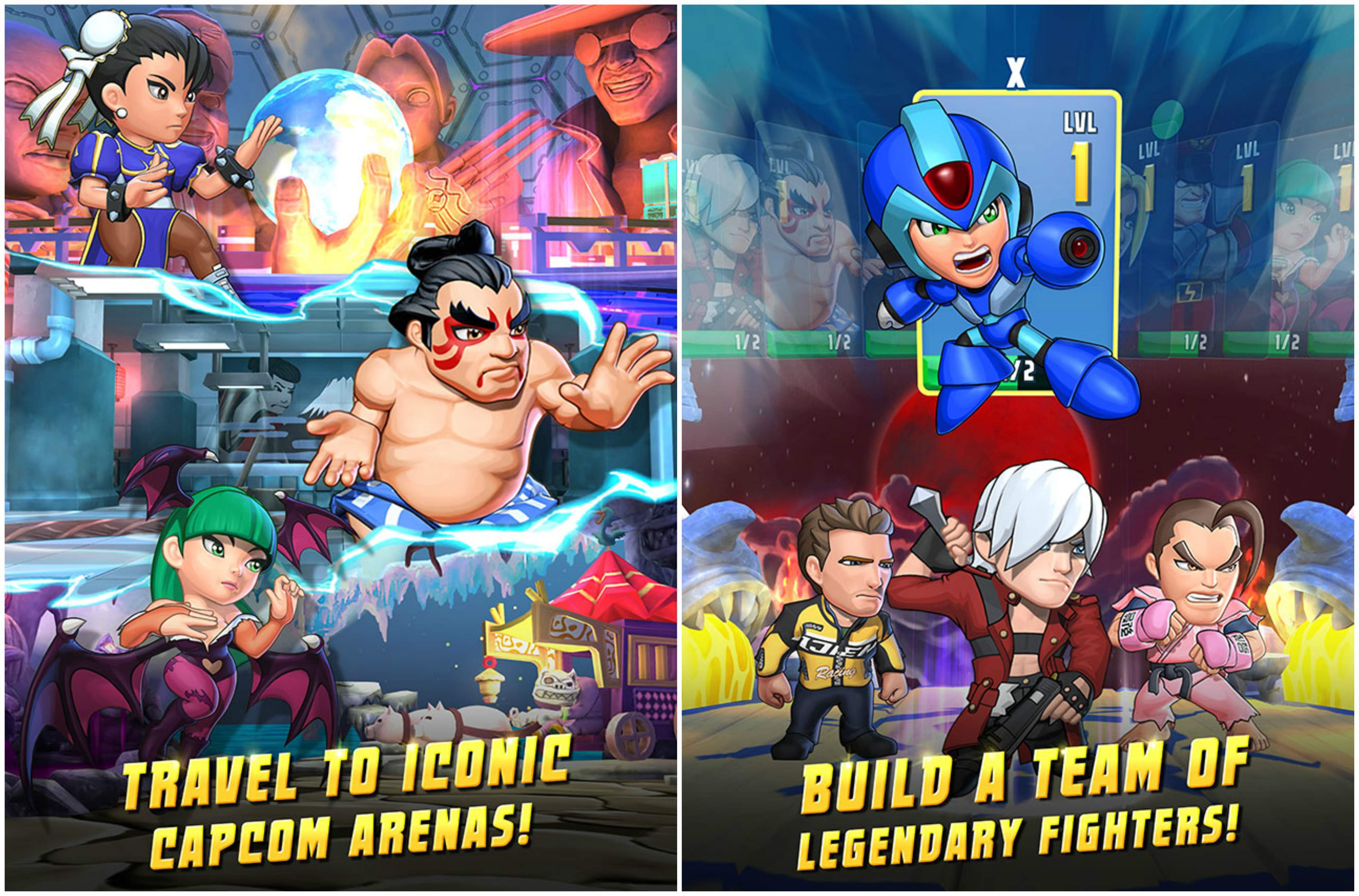 Puzzle Fighter Game Screenshot