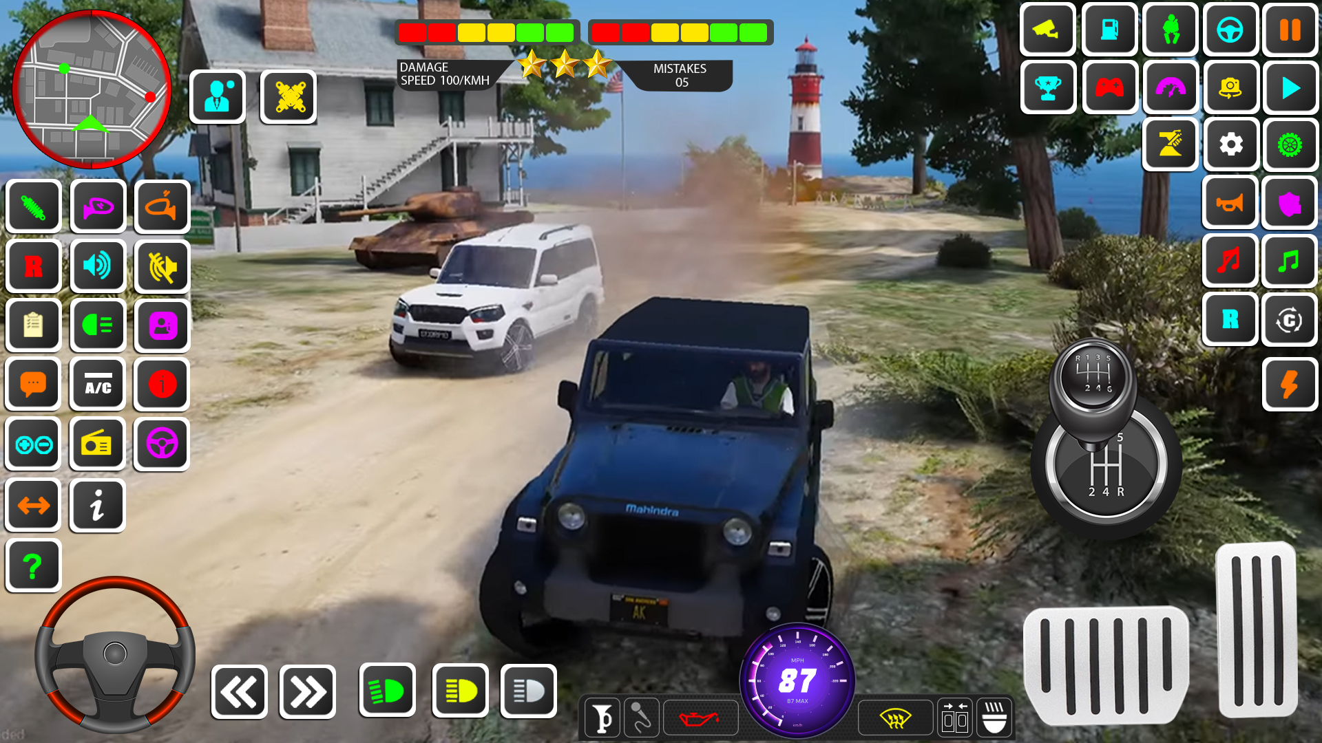 Offroad Jeep Driving Game 2023 ภาพหน้าจอเกม