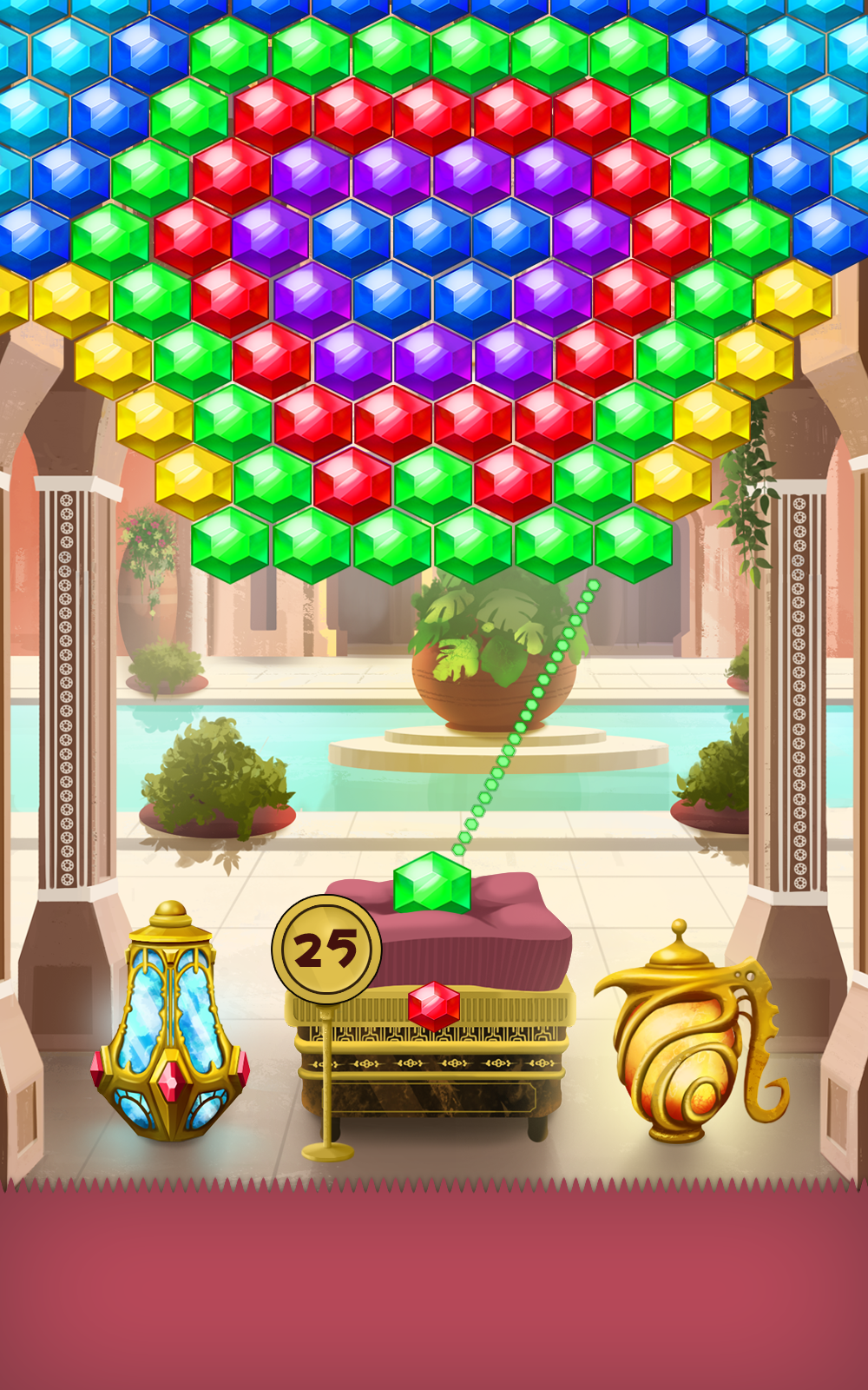 Pearl Bubble Shooter Game Screenshot