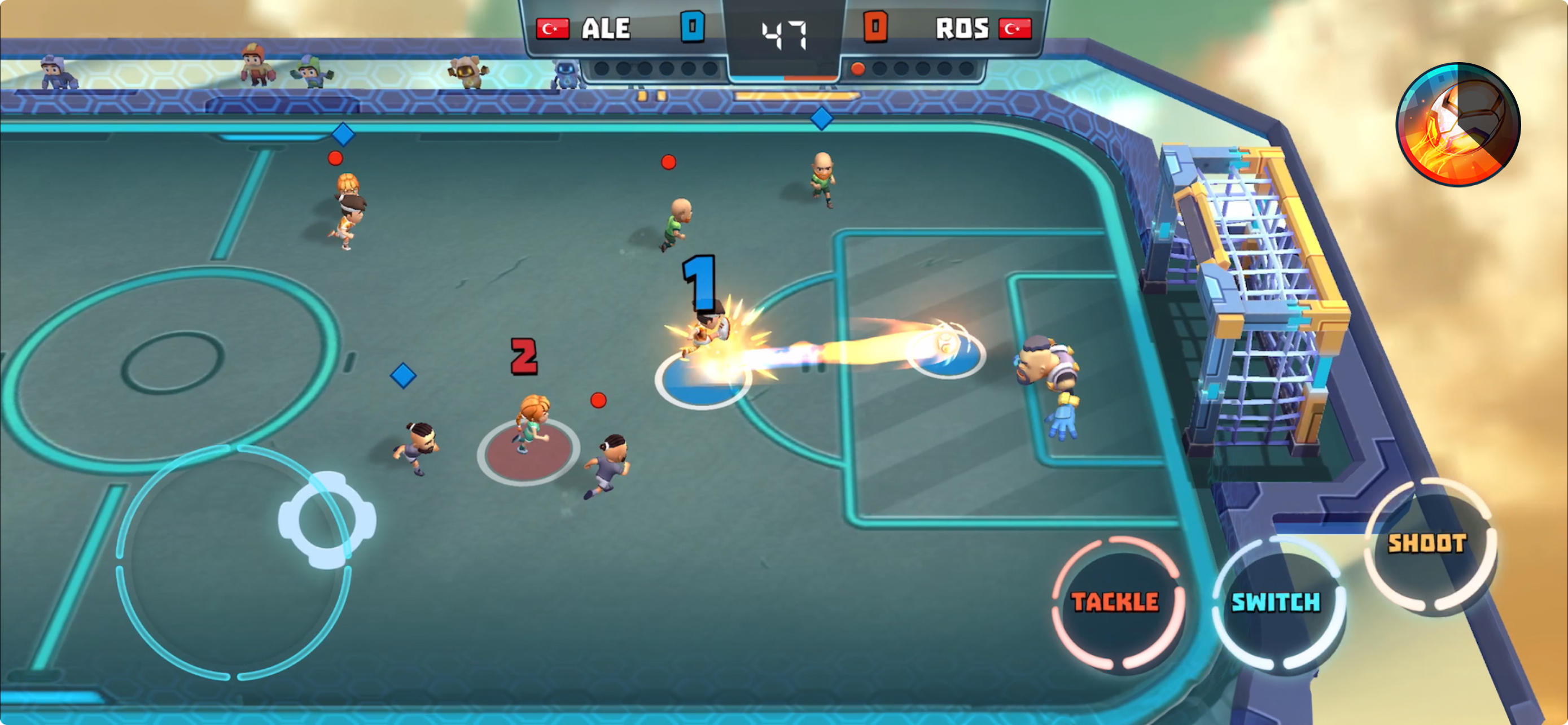Screenshot of Goal Battle: Soccer Games