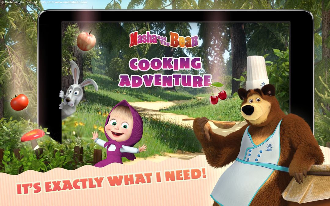 Masha and the Bear Child Games: Cooking Adventure 게임 스크린 샷