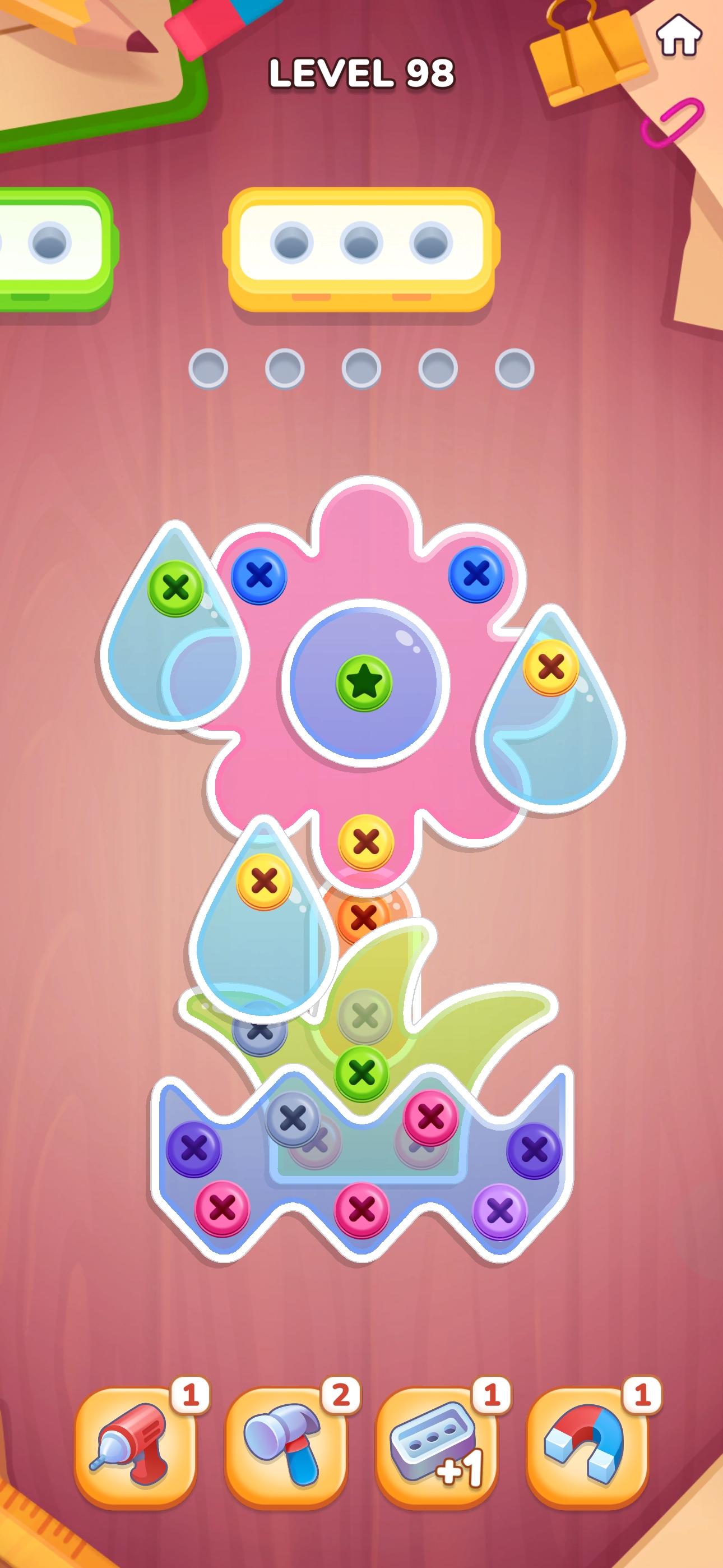 Screw Stars: Unlock and Solve Game Screenshot