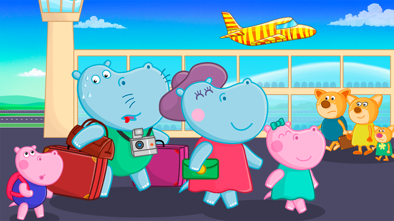 Hippo: Airport Profession Game Game Screenshot