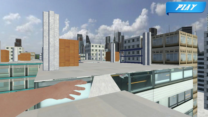 Roof Runner Jump - VR Google Cardboard 게임 스크린 샷