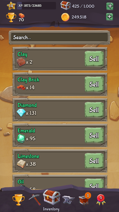 Medieval Miner Game Screenshot