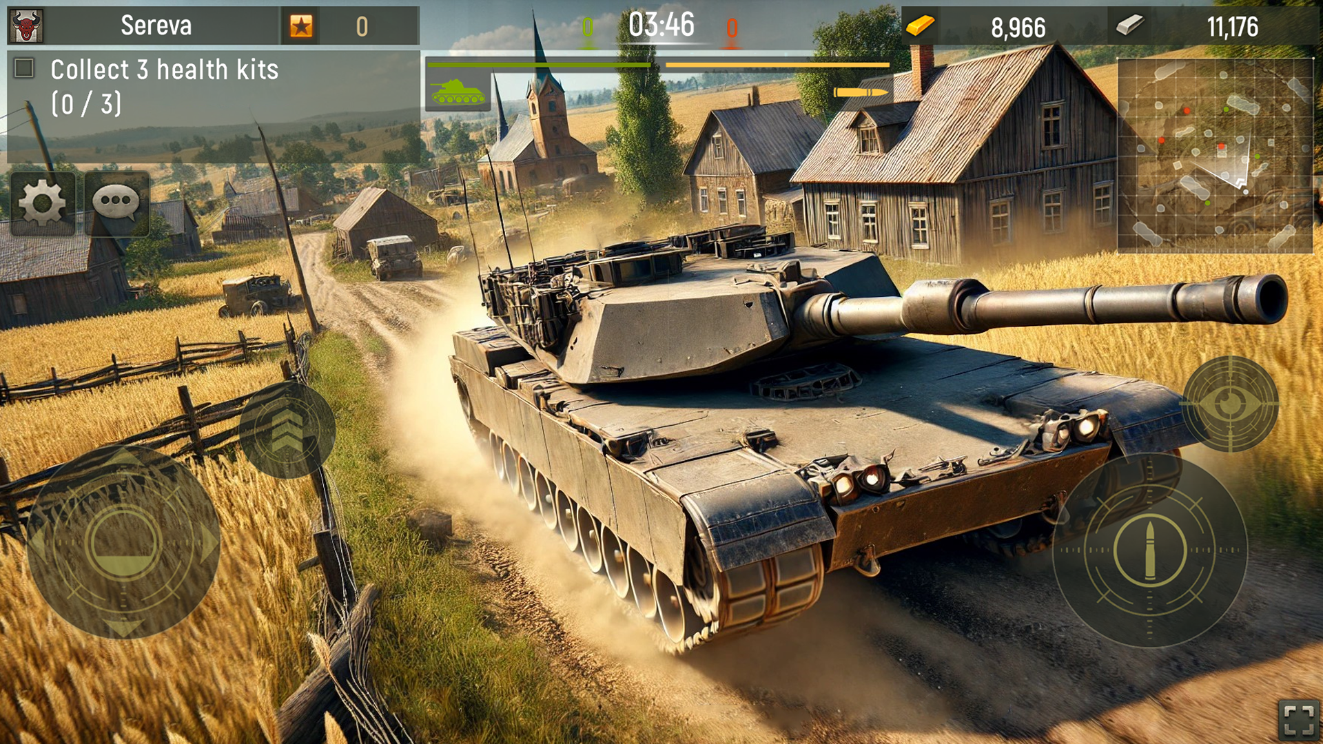 Grand Tanks：Panzer War Tanks ภาพหน้าจอเกม