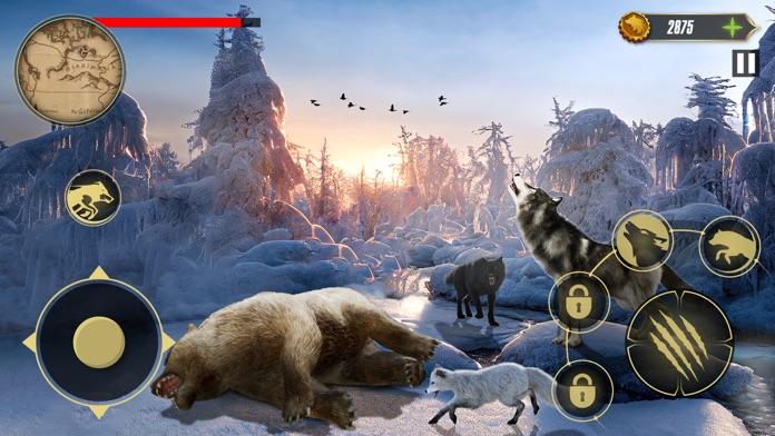 Скриншот игры Wolf Quest: The Wolf Simulator