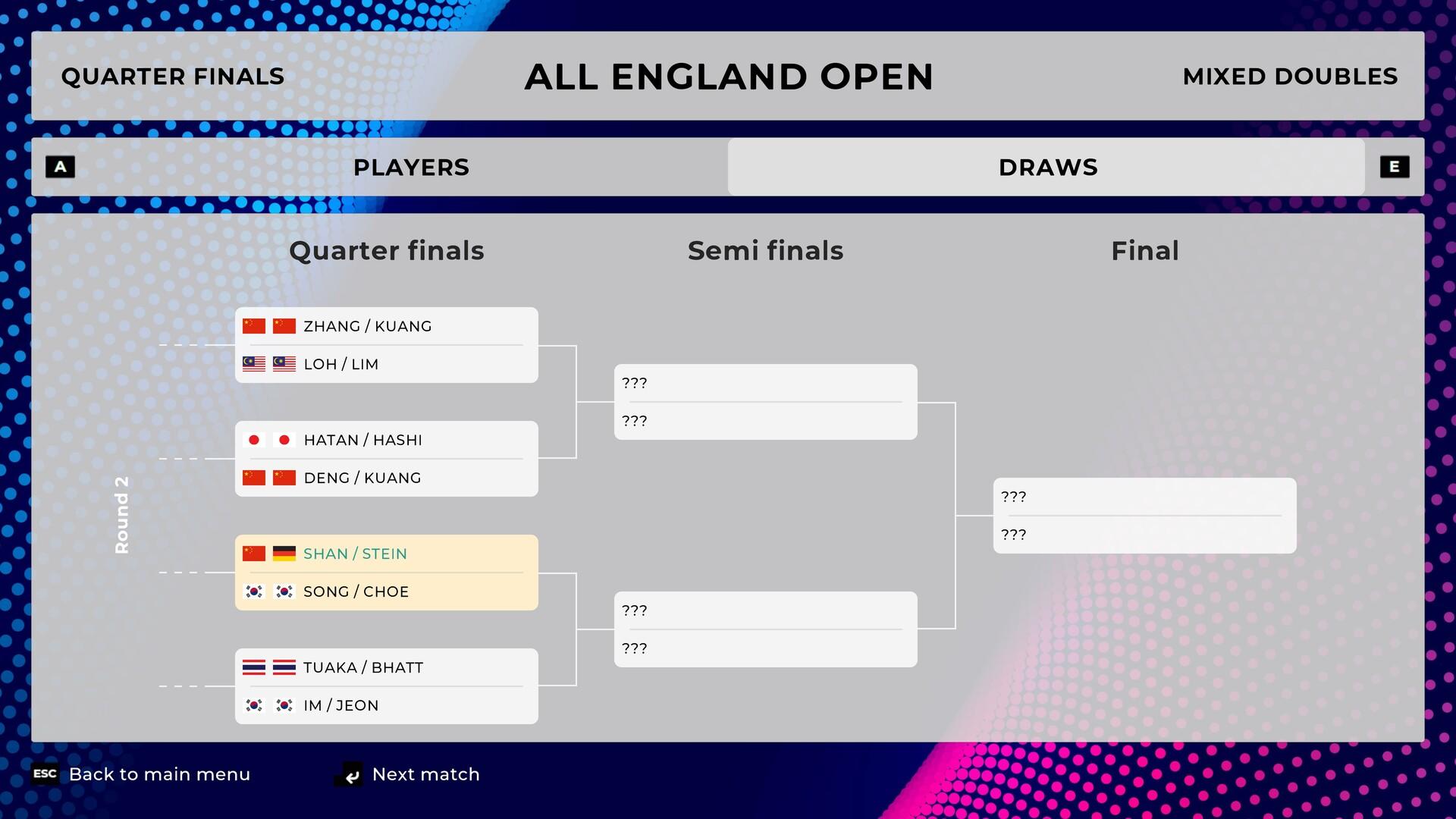 Pure Badminton Game Screenshot