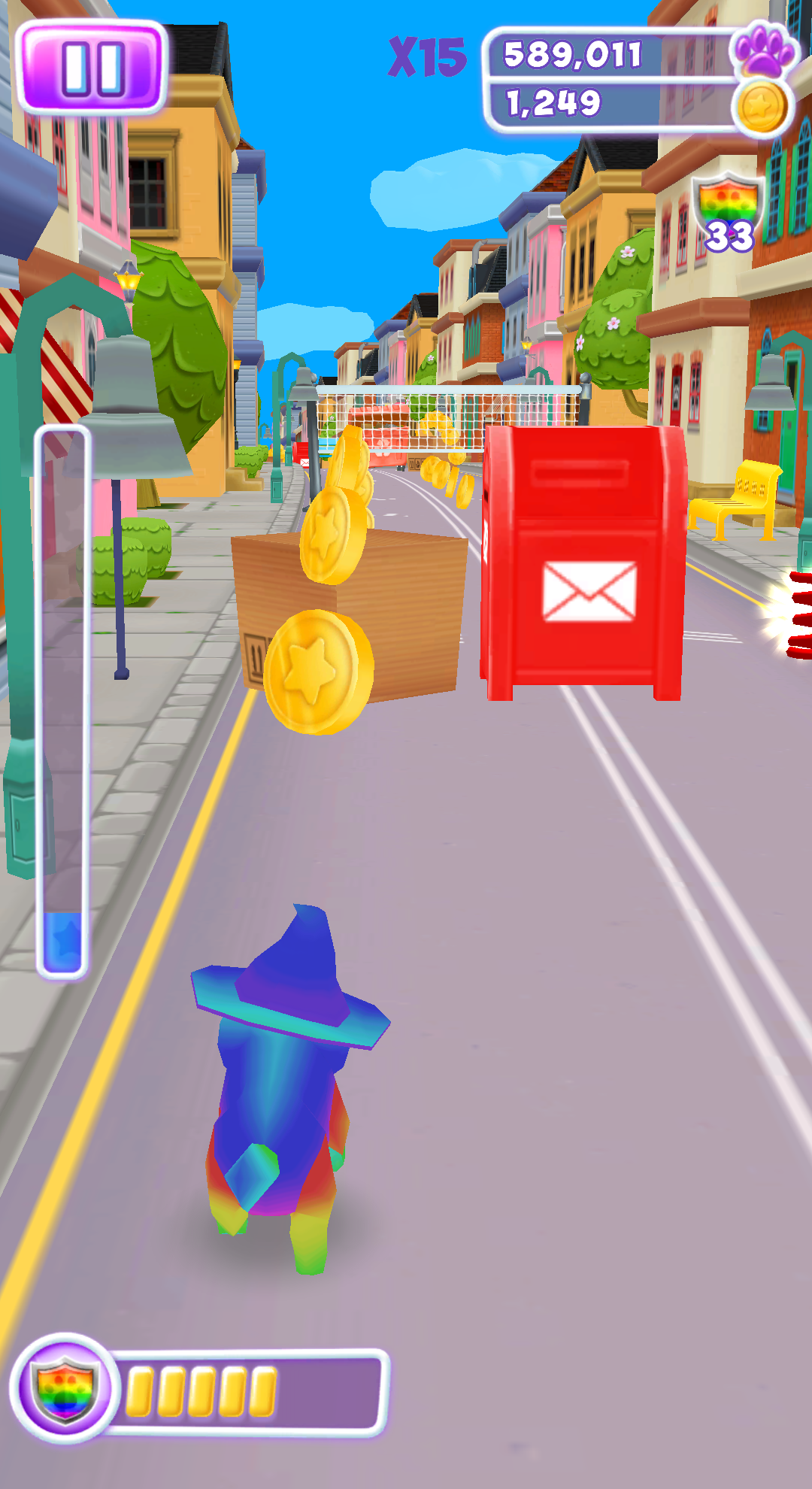 Talking Cat Run - Talking Kitty Kitten Game Screenshot