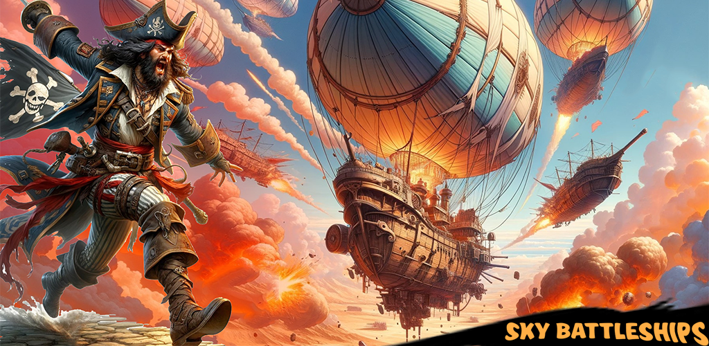 Banner of เรือรบบนท้องฟ้า: Pirates Clash 1.0.3