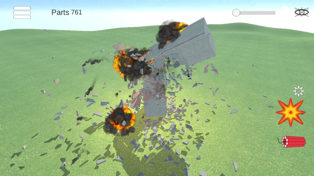 Destruction simulator sandbox ภาพหน้าจอเกม