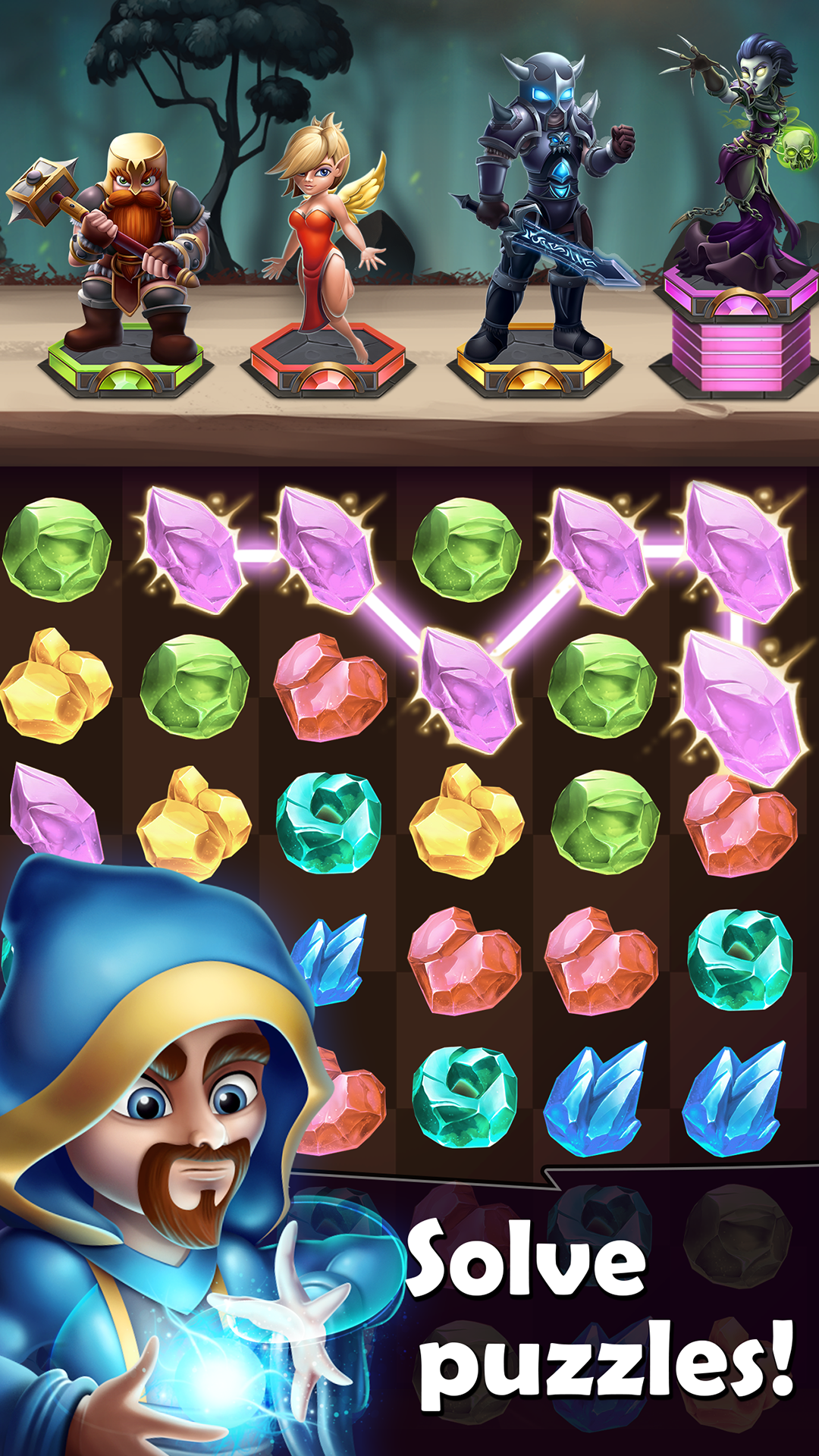 Dragons & Diamonds Game Screenshot
