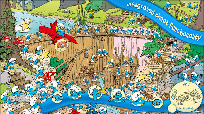 The Smurfs Hide & Seek with Brainy Game Screenshot