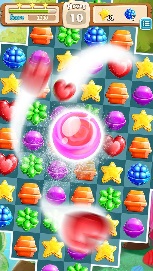 Screenshot of Jelly Crush Mania