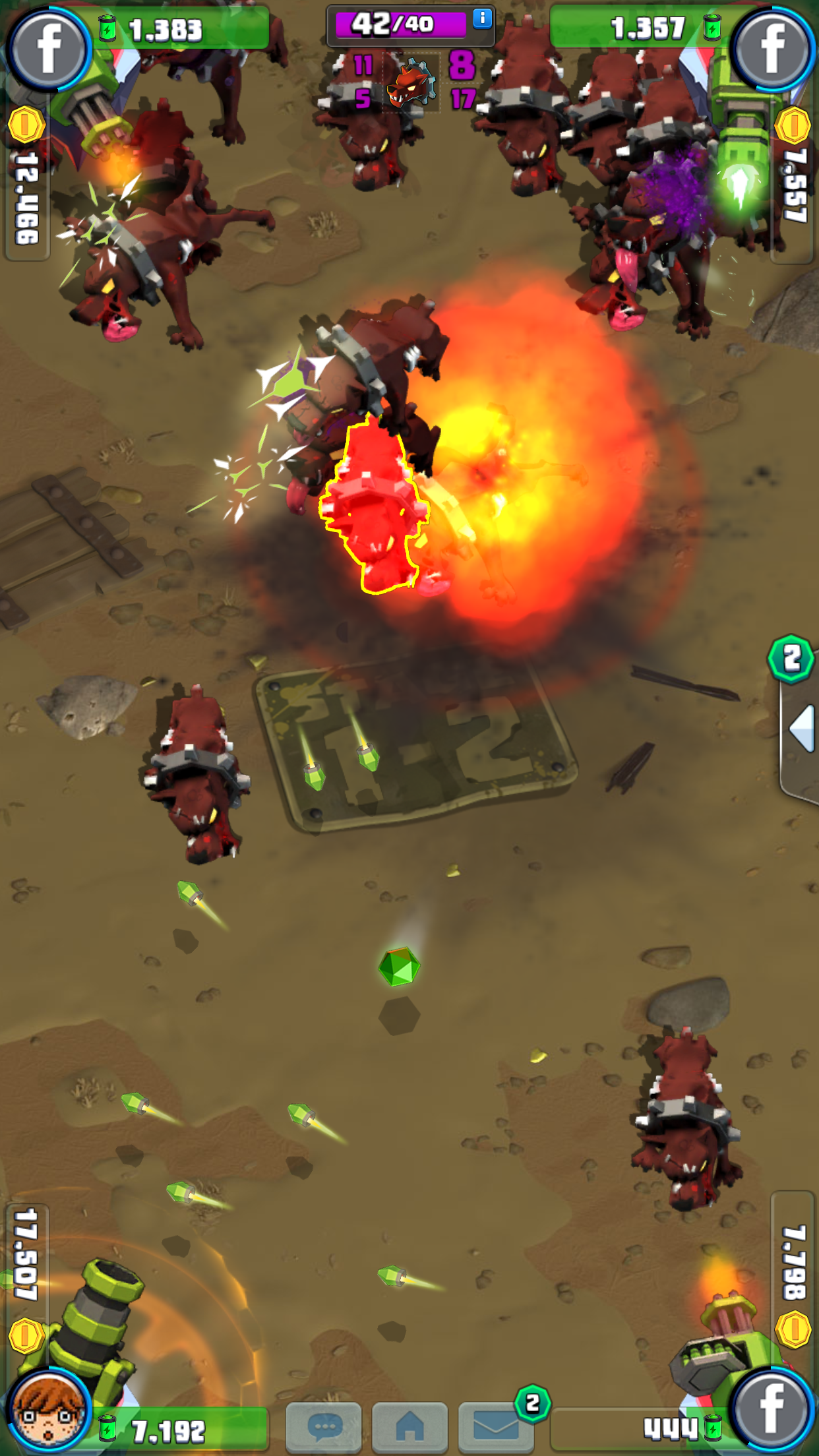 Shoot Like Hell: Zombie Hunter Game Screenshot