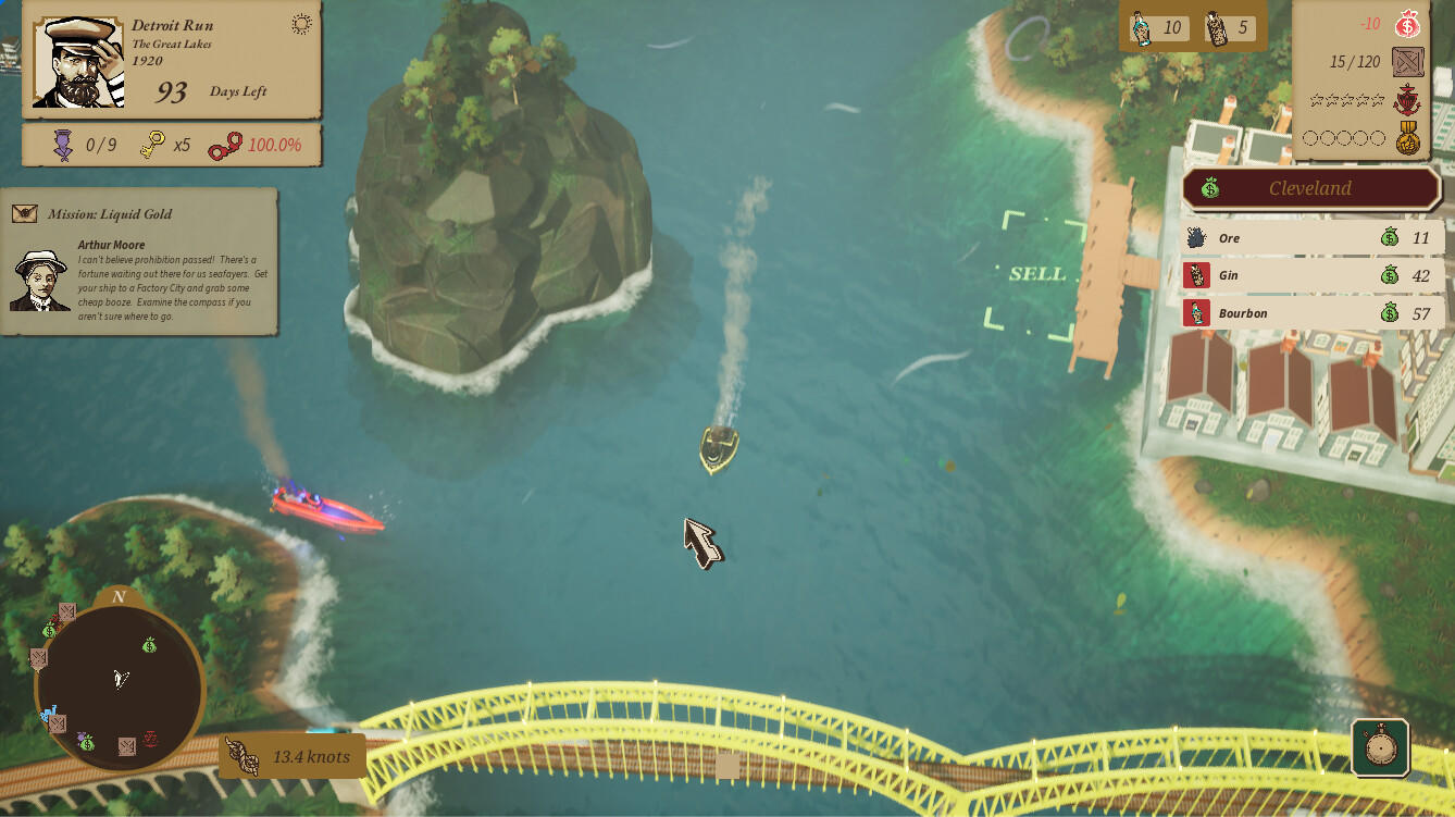 Bootleg Steamer screenshot game