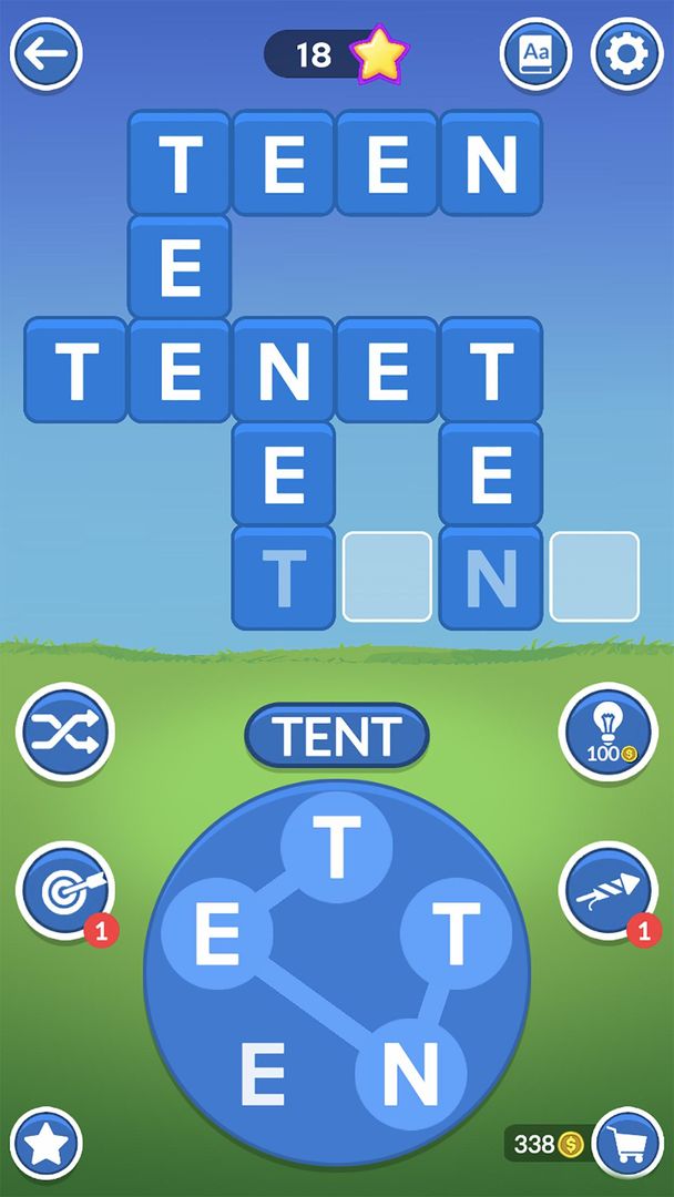 Word Toons screenshot game