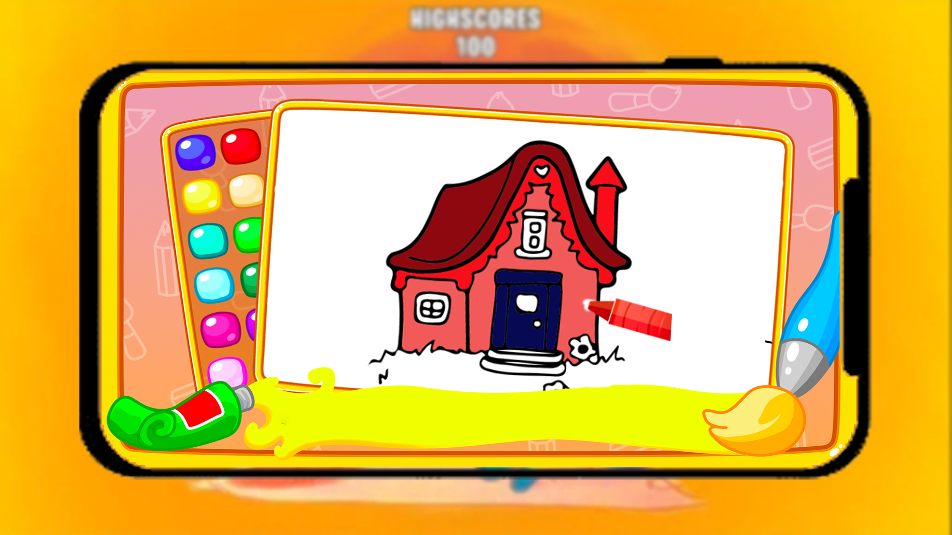 Drawing: Wally Darling Welcome Game Screenshot