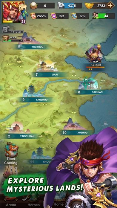 Screenshot of Three Kingdoms & Puzzles