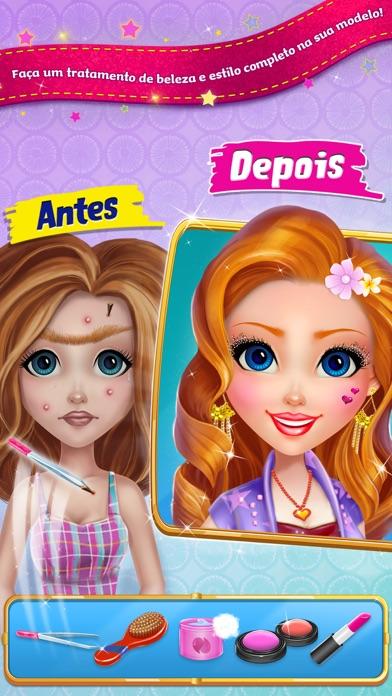 Captura de Tela do Jogo Super Modelo: Estrela da Moda