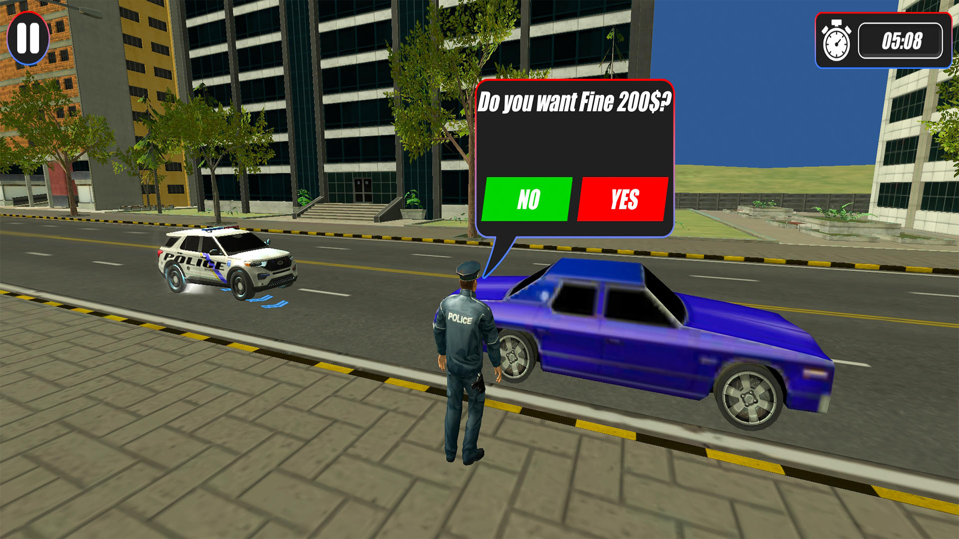 Traffic  Police Cop Simulator Game Screenshot