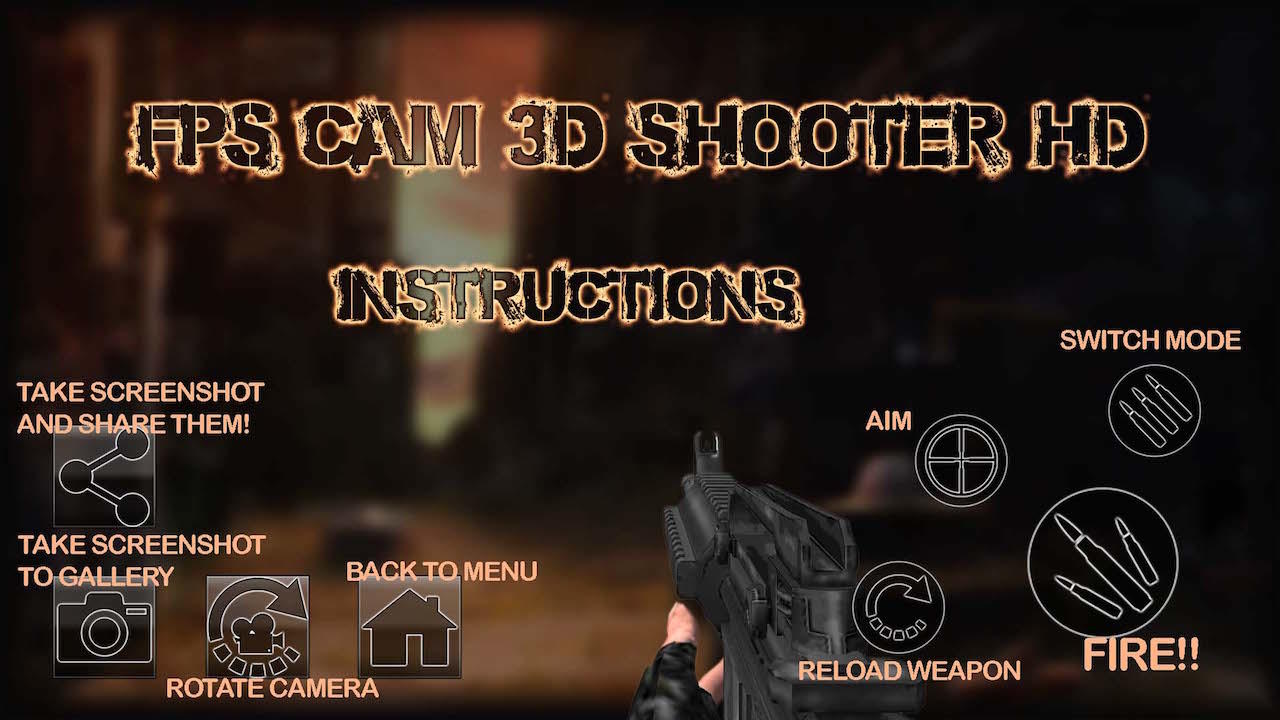 FPS Cam 3D Shooter HD Game Screenshot