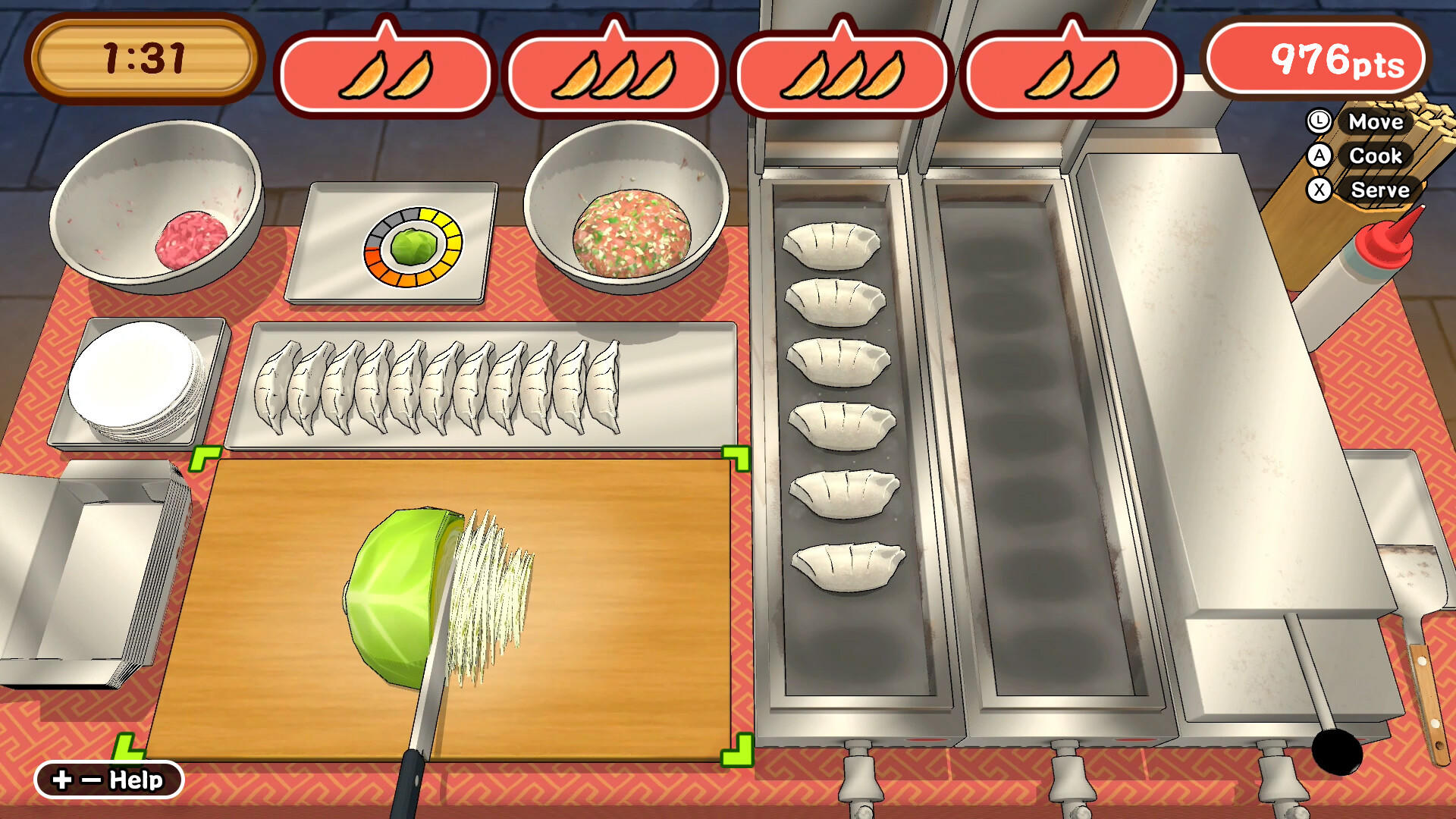 Cuplikan Layar Game Make it! Gyoza