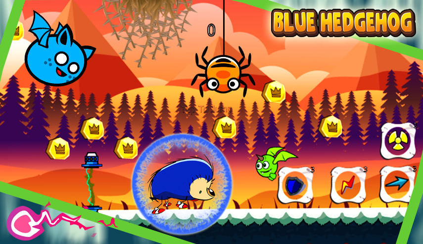 Screenshot of Blue Hedgehog Speed Runner