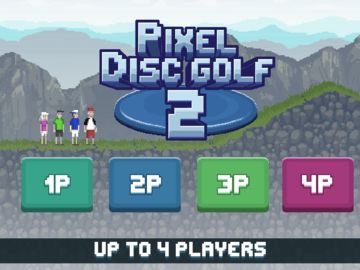 Скриншот игры Pixel Disc Golf 2