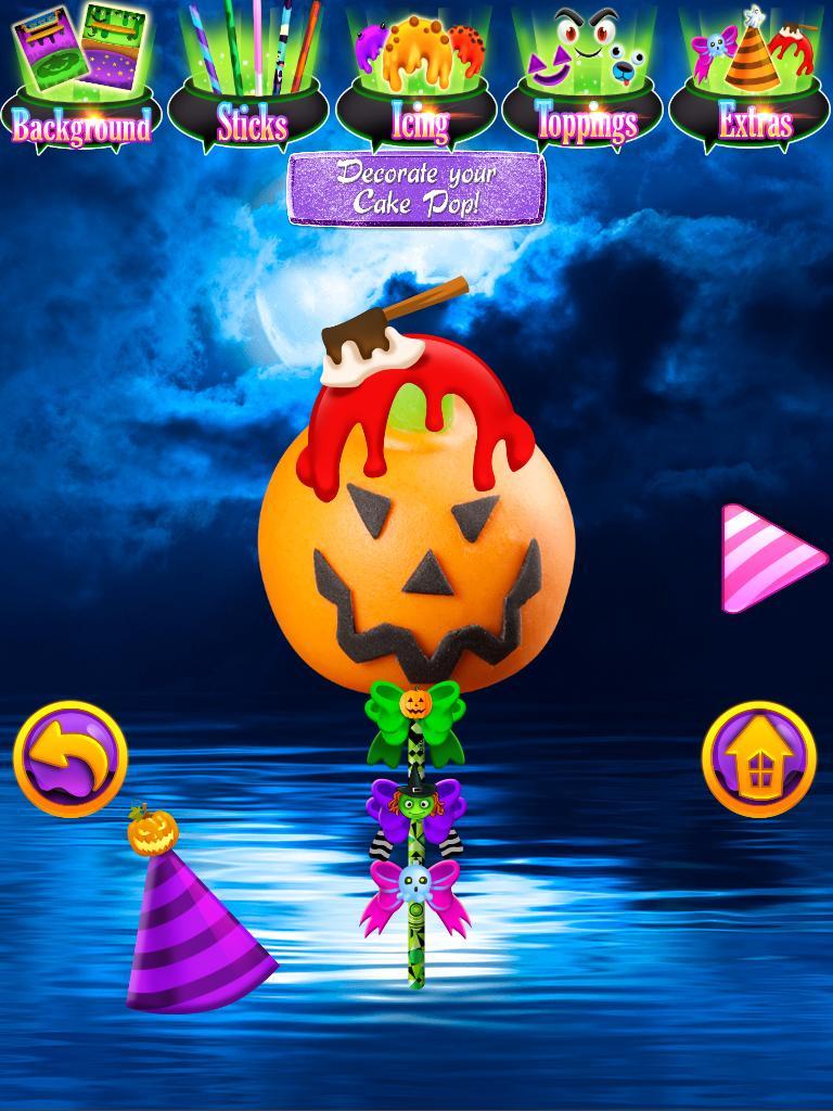 Cake Pops Halloween Kids FREE screenshot game