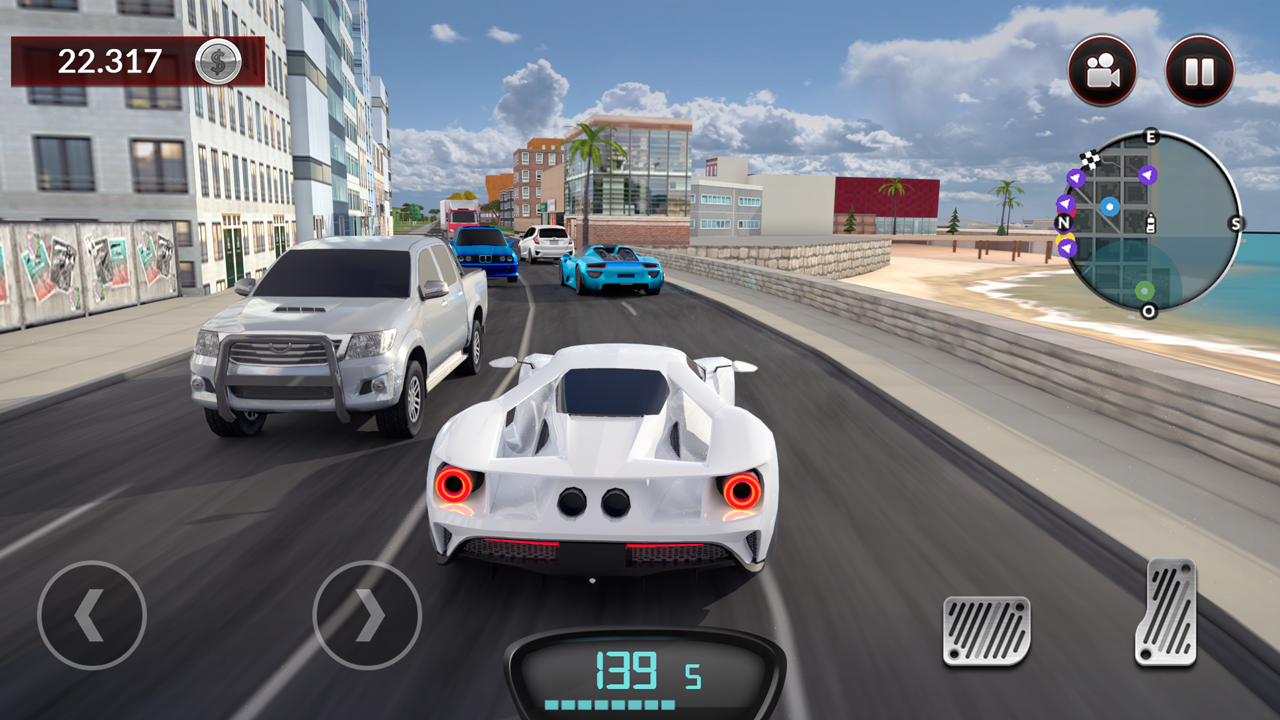 スピードを求めてドライブ ゲームのスクリーンショット