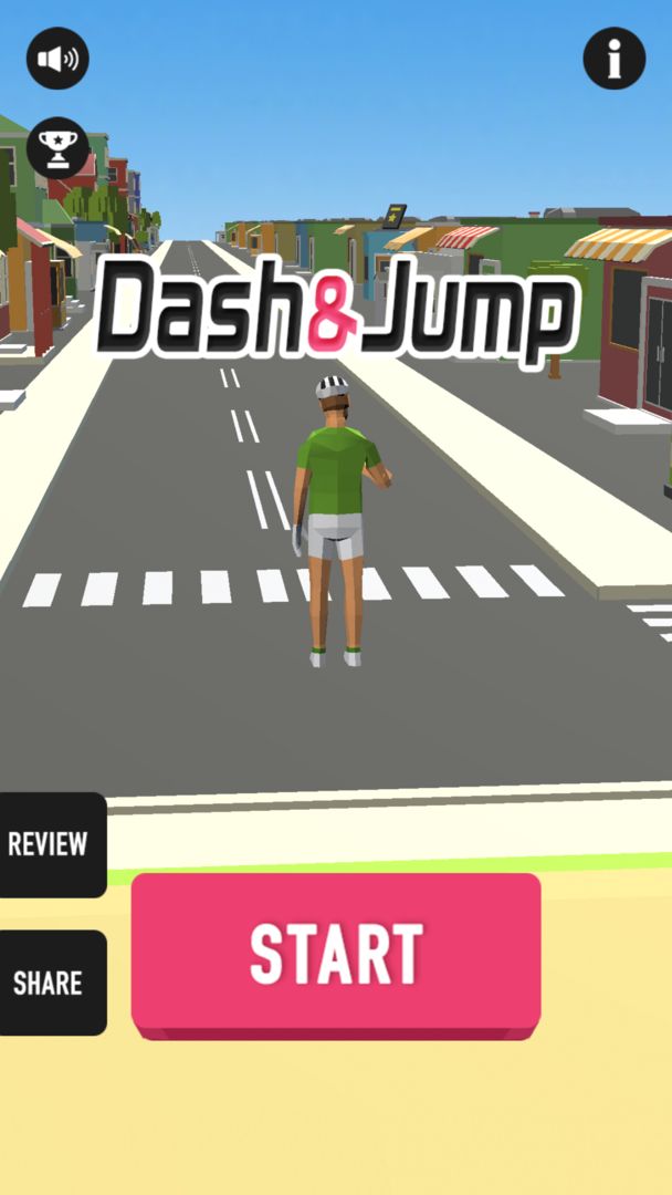 【脳トレ】ダッシュ＆ジャンプ 無料の暇つぶし診断ゲーム screenshot game
