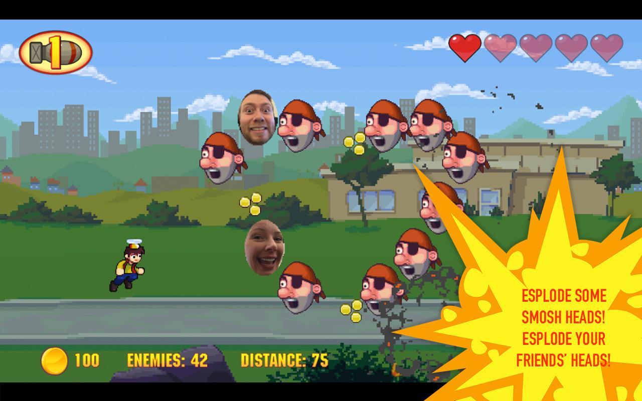 Smosh Super Head Esploder X Game Screenshot