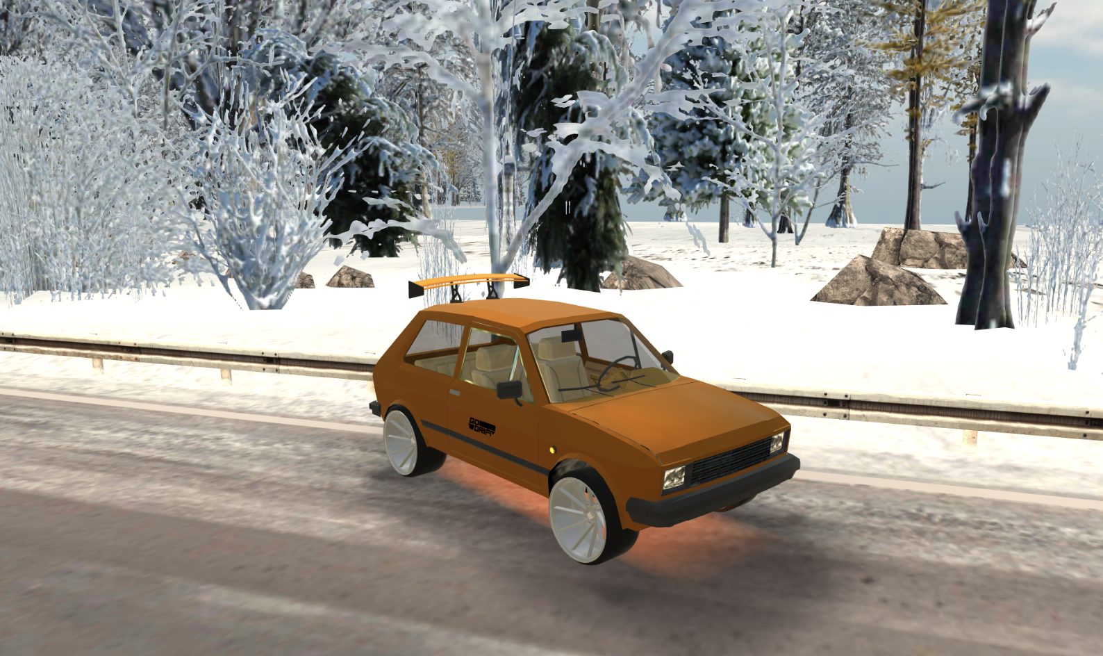 Скриншот игры Snow Car Driving Simulator