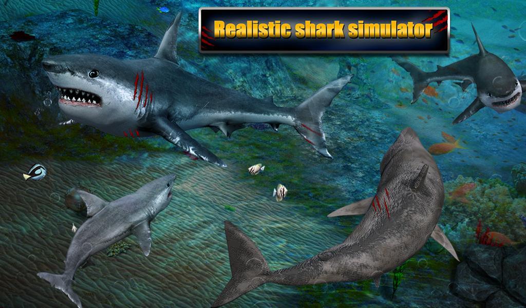 Angry Shark Adventures 3D Game Screenshot