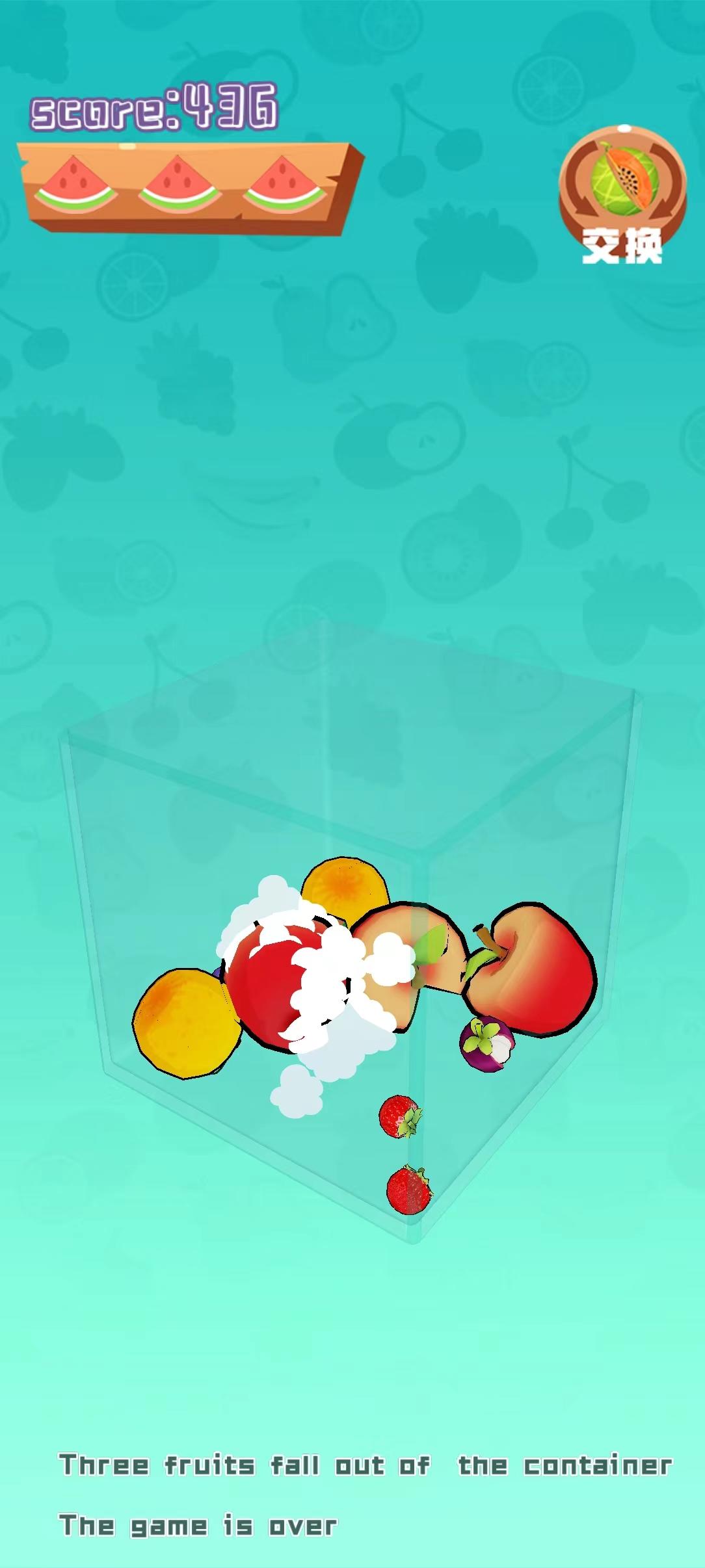 Cuplikan Layar Game Watermelon Merge - Fruit Drop