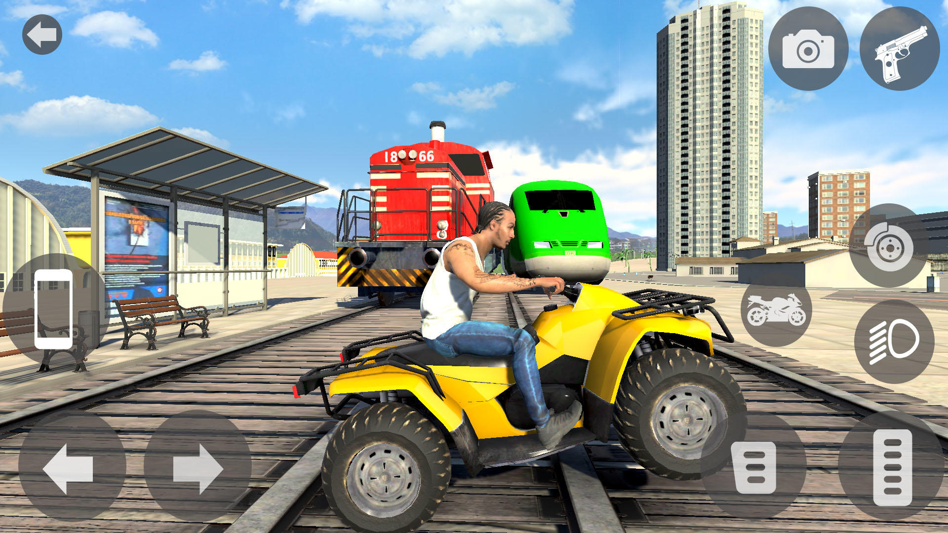 Indian Bike Crime Driving 3D Game Screenshot